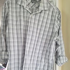Kenneth Cole Reaction Mens Dress Shirt, Sz 17